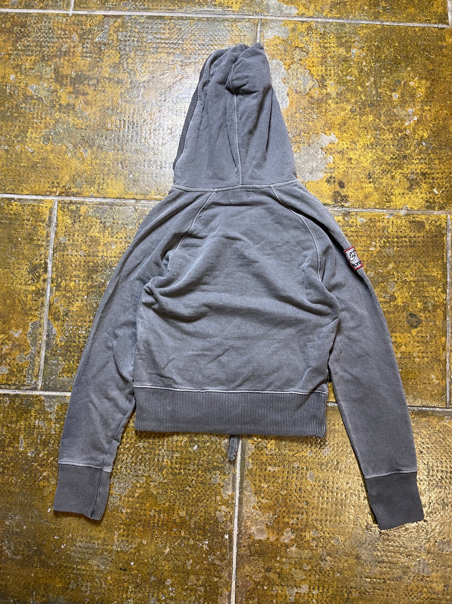 Fly Up Hoodie Sweatshirt Gray 2000s y2k - S
