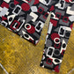 La City Long Sleeve Top Black Red 2000s y2k - M