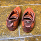 Mid 2000s Geox Snake Original Leather Sneakers Orange - 38