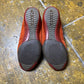 Mid 2000s Geox Snake Original Leather Sneakers Orange - 38