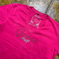 Guess Staff Short Sleeve Top Pink 2000s y2k - L