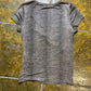 Morgan Short Sleeve Top Beige Black 2000s y2k - XS