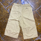 Reebok Capri Sport Track Pants Beige 2000s y2k - XS