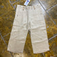 Mistral Capri Pants Rayon Cream 2000s y2k - M