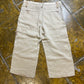 Mistral Capri Pants Rayon Cream 2000s y2k - M
