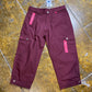 Reebok Capri Sport Track Pants Purple 2000s y2k - M