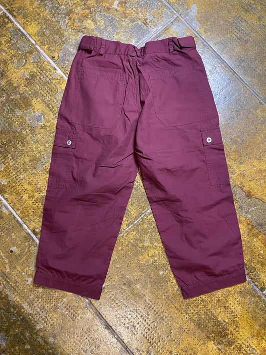 Reebok Capri Sport Track Pants Purple 2000s y2k - M