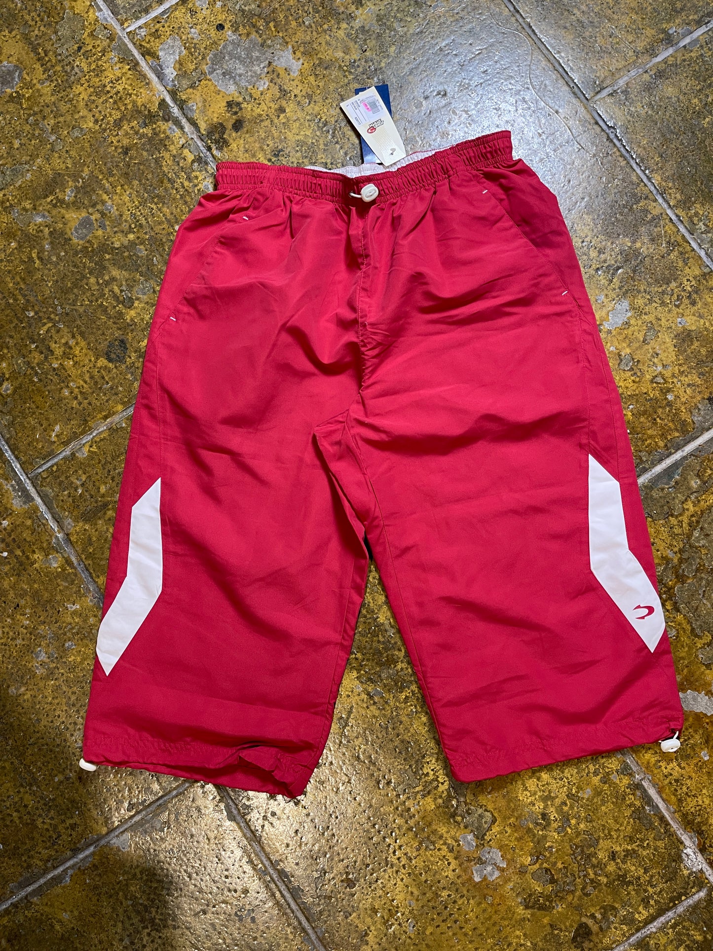 John Smith Capri Sport Track Pants Red 2000s y2k - L