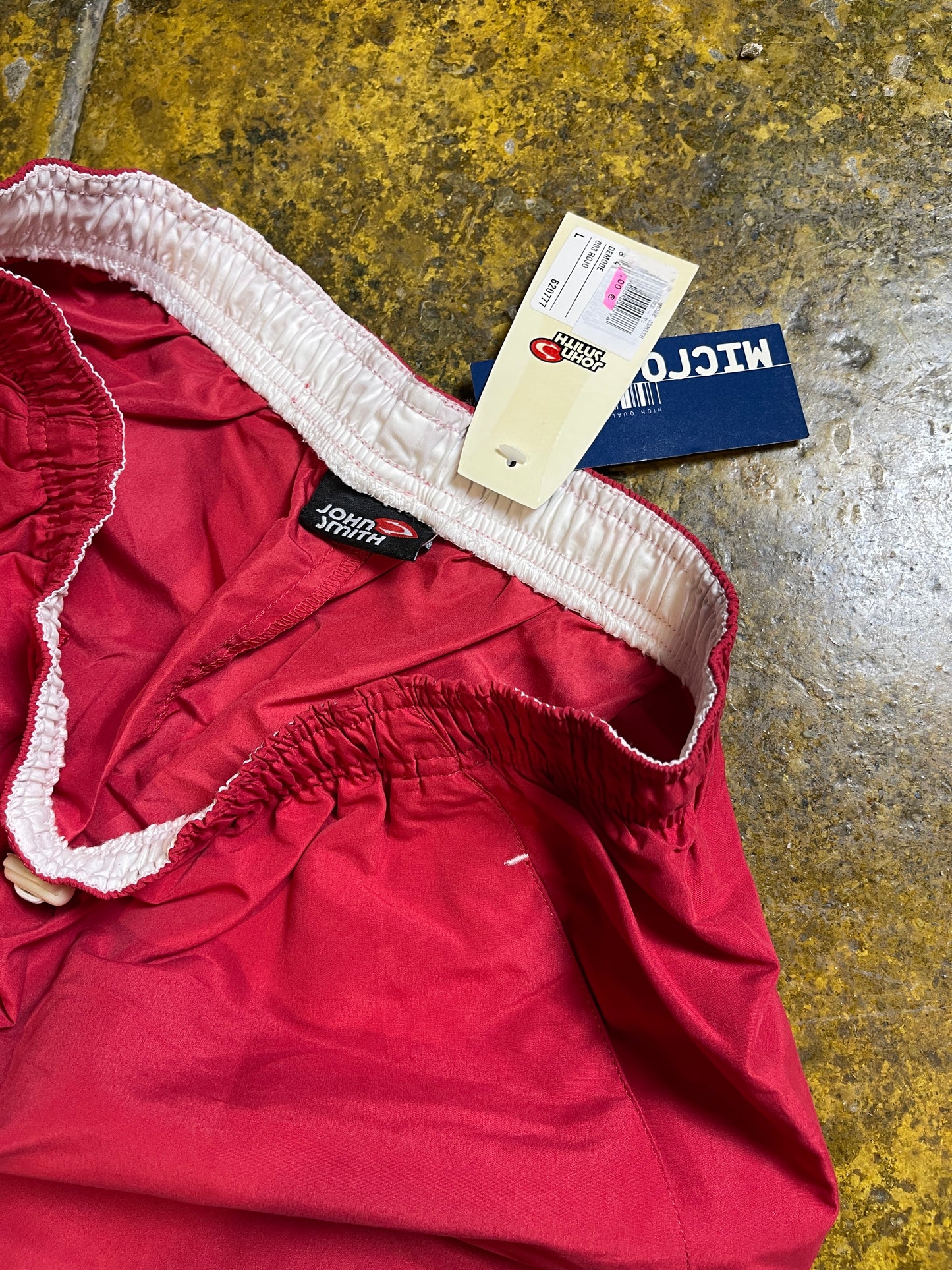 John Smith Capri Sport Track Pants Red 2000s y2k - L