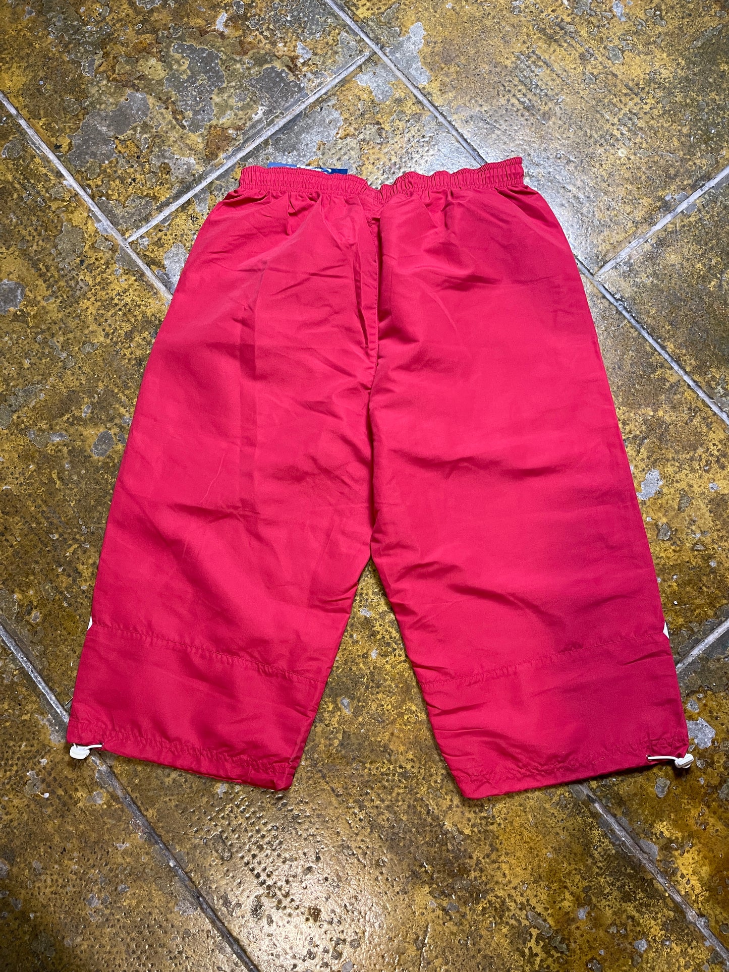 John Smith Capri Sport Track Pants Red 2000s y2k - L