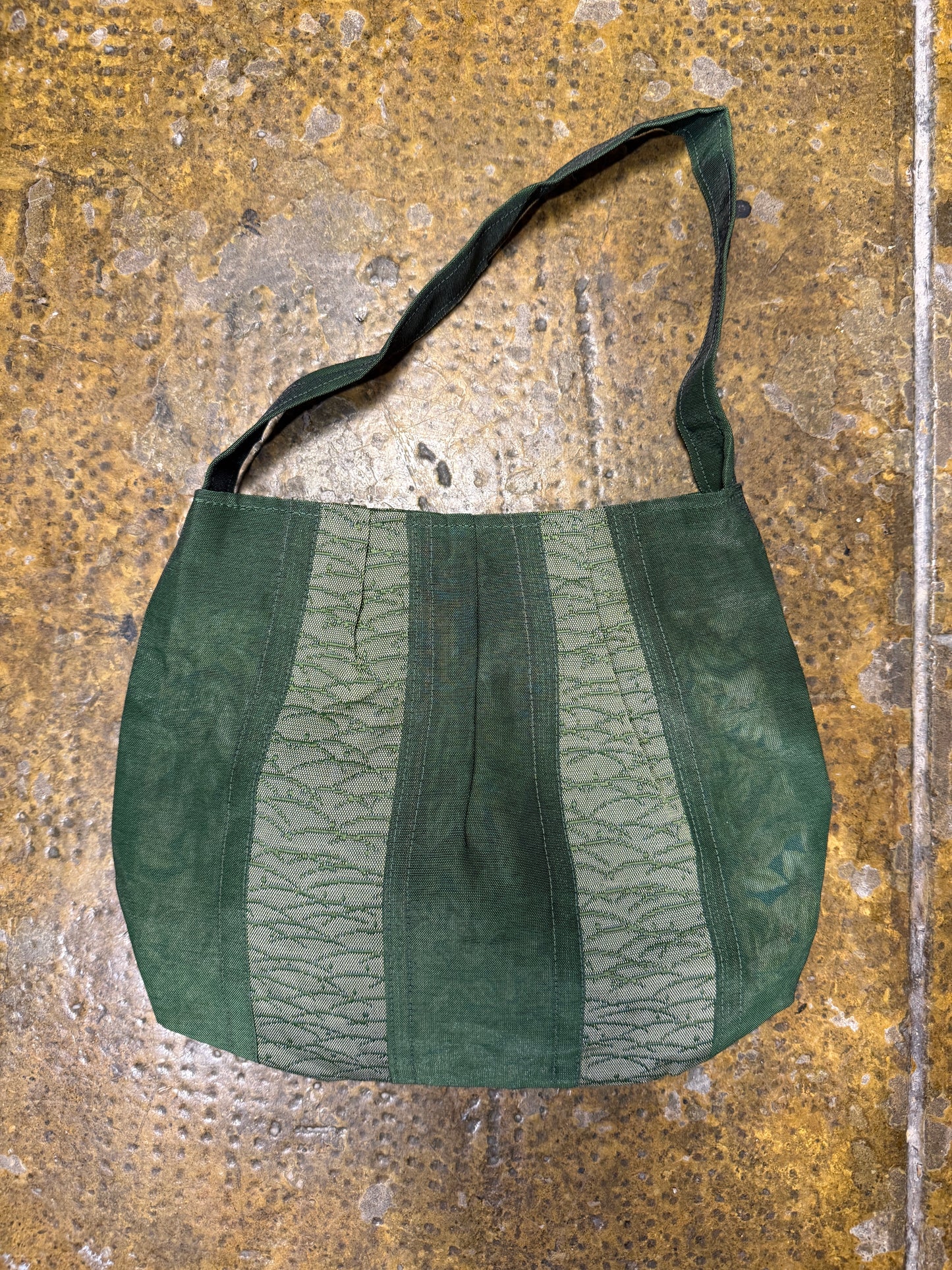 Handbag Handmade in Japan Green Tones