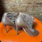 Y2k Carolina Herrera Taupe Leather & Suede Slouchy Peep-Toe Ankle Boots Brown - EU38