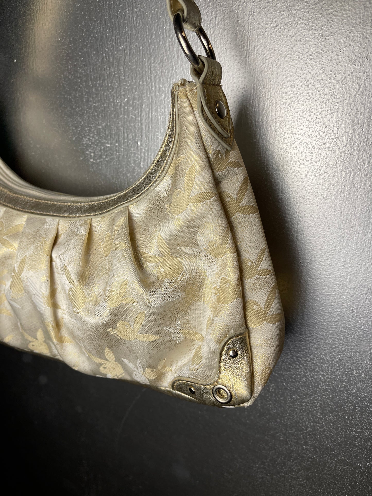 Playboy Shoulder Bag Cream Perlmut 2004 y2k