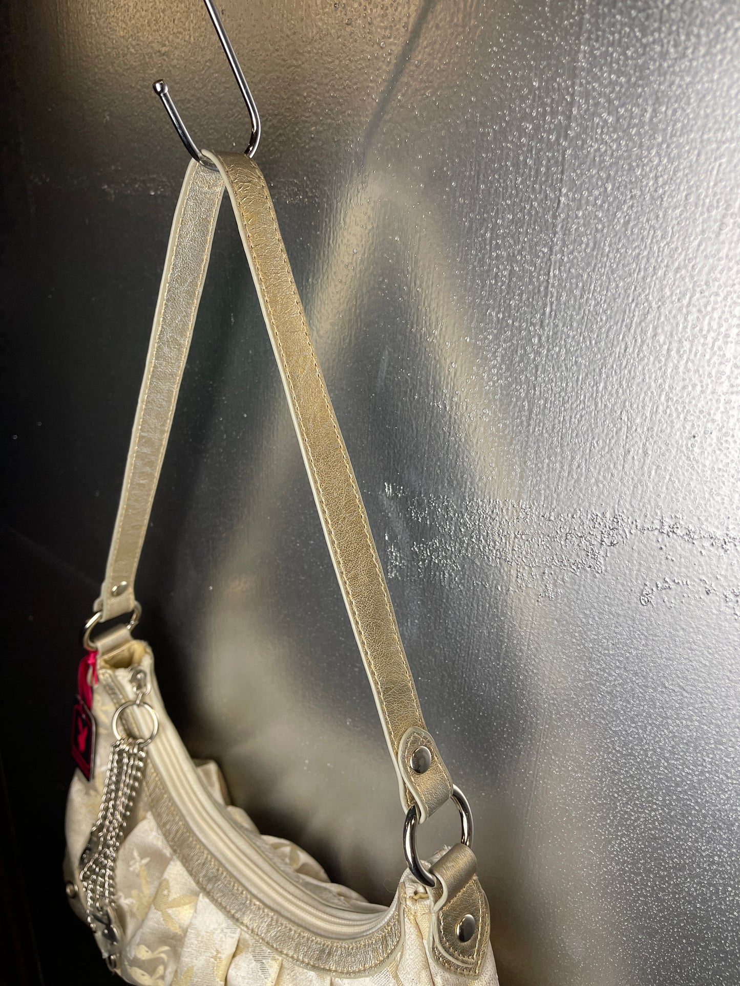 Playboy Shoulder Bag Cream Perlmut 2004 y2k