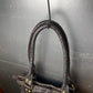 Guess Monogram Vegan Leather Shoulder Bag Brown 2000s y2k