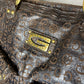 Guess Monogram Vegan Leather Shoulder Bag Brown 2000s y2k