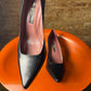 Vintage 2000s Balenciaga Pointed-Toe Leather Pumps Black - EU38