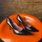 Vintage 2000s Balenciaga Pointed-Toe Leather Pumps Black - EU38