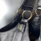 Givenchy Leather Hobo 4G Shoulder Bag Black