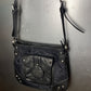 Just Cavalli Faux Leather Shoulder Bag Black 2000s y2k