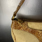 Just Cavalli Beige Creme Shoulder Leather Bag 2000s y2k