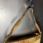 Just Cavalli Beige Creme Shoulder Leather Bag 2000s y2k