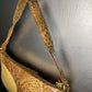 Just Cavalli Beige Creme Shoulder Leather Bag 2000s y2k