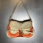 Just Cavalli Shoulder Bag Orange Creme 2000s y2k