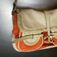 Just Cavalli Shoulder Bag Orange Creme 2000s y2k