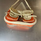 Just Cavalli Shoulder Bag Orange Creme 2000s y2k