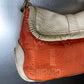 Just Cavalli Shoulder Bag Orange Creme 2000s y2k