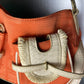 Just Cavalli Shoulder Bag Orange Creme 2000s y2k