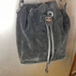 Just Cavalli Black Wild Leather Shoulder Bag 2000s y2k