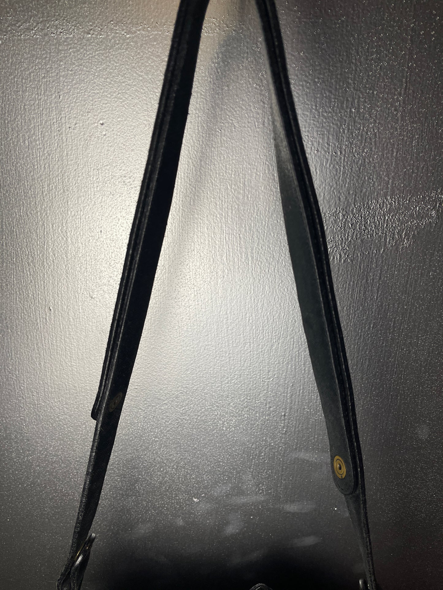 Just Cavalli Black Wild Leather Shoulder Bag 2000s y2k