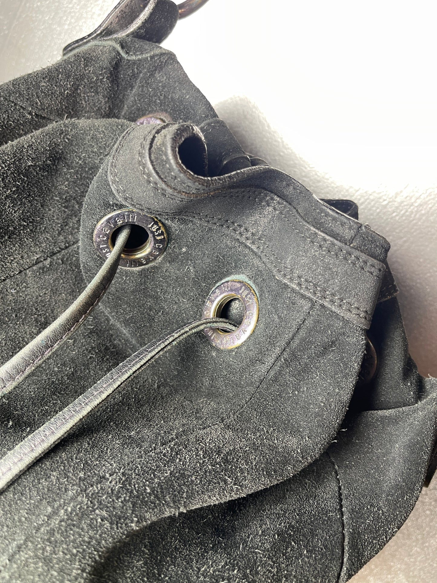 Just Cavalli Black Wild Leather Shoulder Bag 2000s y2k