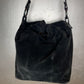 Just Cavalli Black Wild Leather Shoulder Bag 2000s y2k