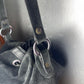 Just Cavalli Black Wild Leather Shoulder Bag 2000s y2k