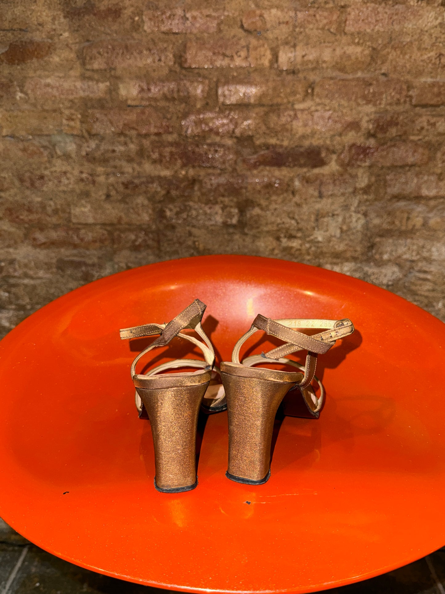 Vintage Luxax Heels Gold - EU37