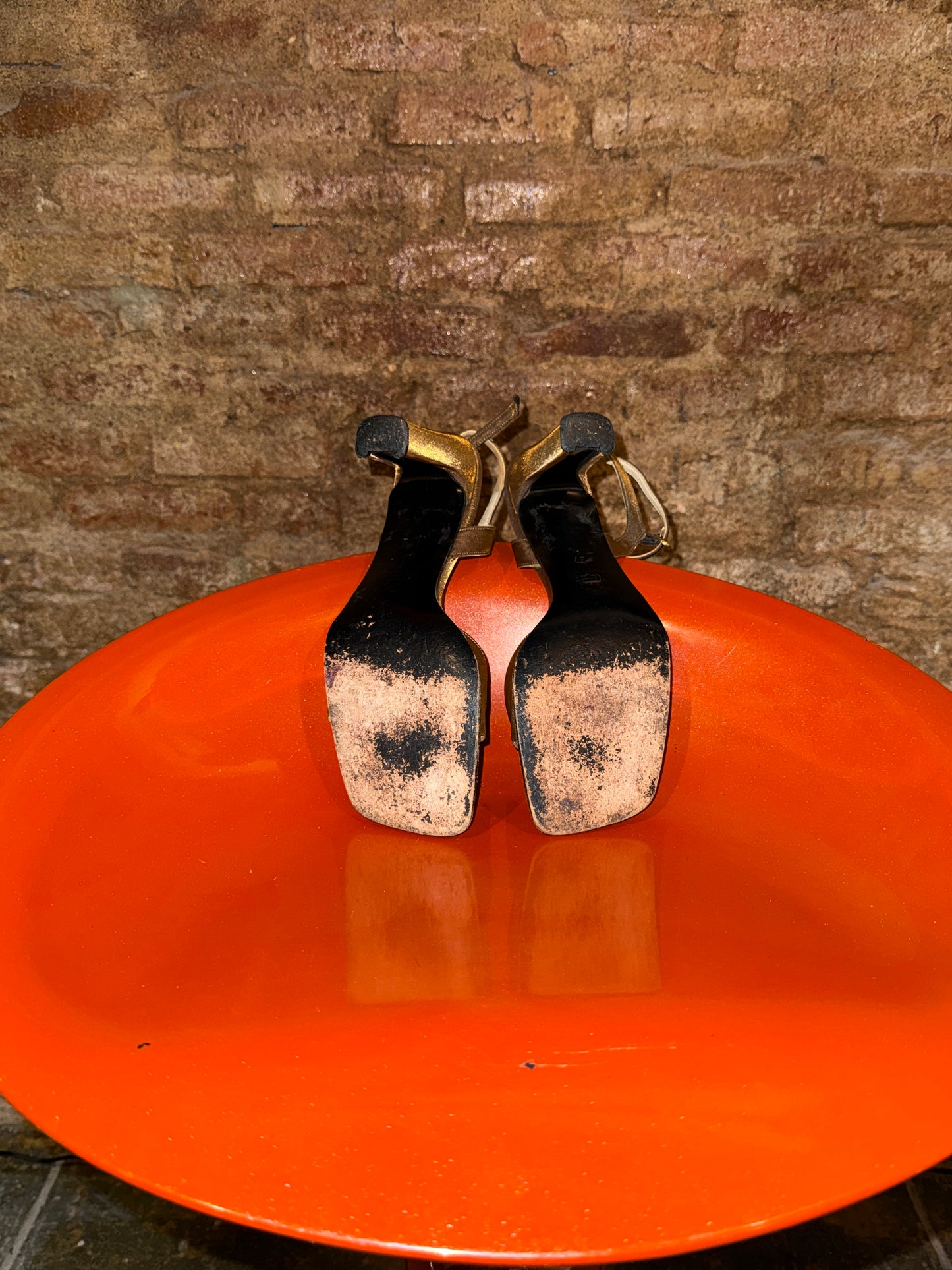 Vintage Luxax Heels Gold - EU37