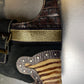 TOUS Black Gold Animal Shoulder Bag 2000s y2k