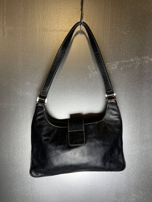 TOUS Black Gold Animal Shoulder Bag 2000s y2k