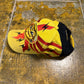 2000s Valentino Rossi Daring Cap Lightning Y2k Yellow Red Black
