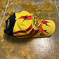 2000s Valentino Rossi Daring Cap Lightning Y2k Yellow Red Black