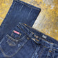 Dolce & Gabbana Blue Flared Low Waist Denim Pants 2000s | S