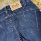 Dolce & Gabbana Blue Flared Low Waist Denim Pants 2000s | S