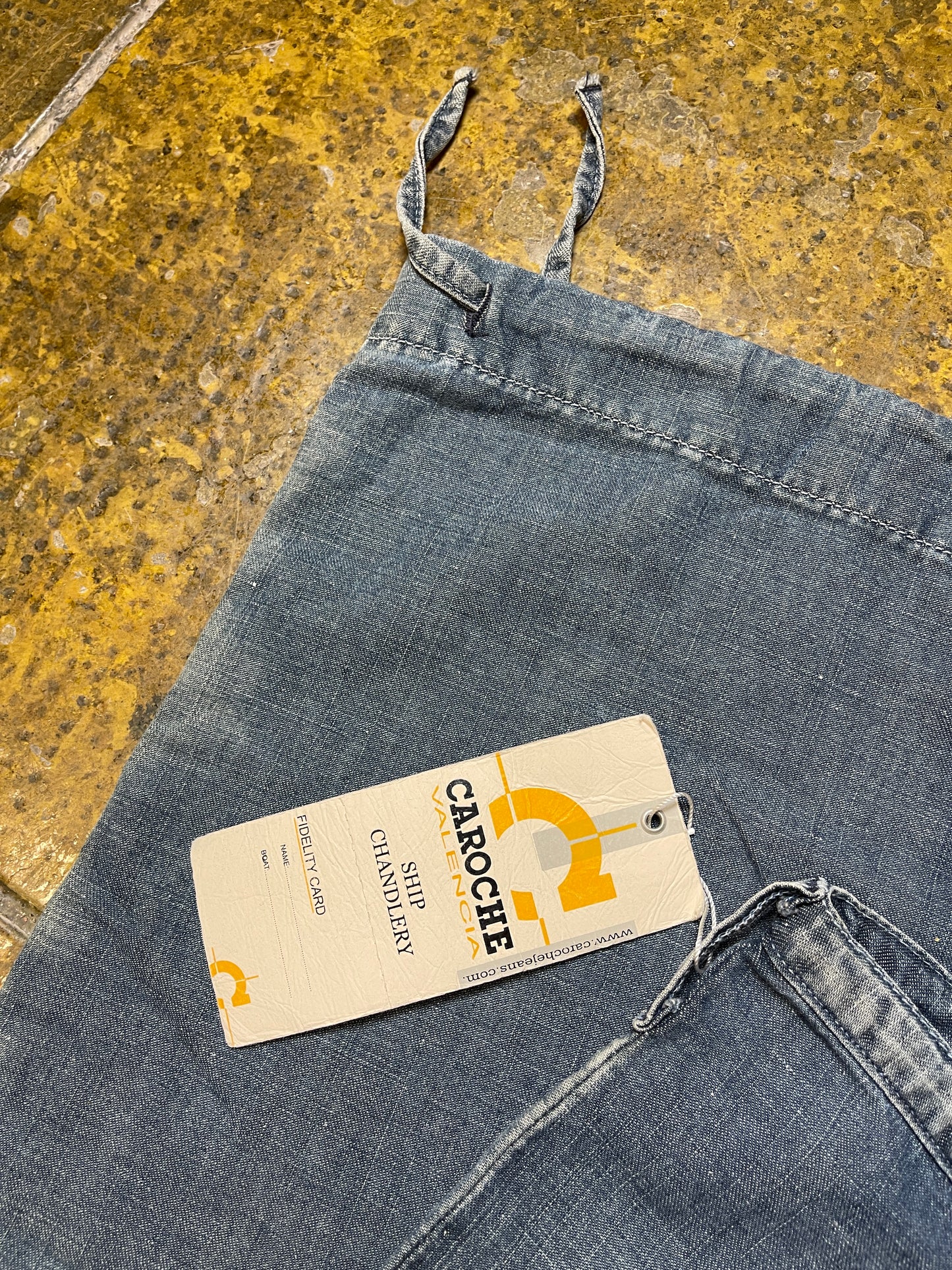 Caroche Blue Bootcut Low Waist Denim Jeans Pants 2000s Deadstock | S/M