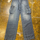 Caroche Blue Bootcut Low Waist Denim Jeans Pants 2000s Deadstock | S/M
