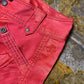 Diesel Red Low Waist Capri Pants Shorts 2000s Deadstock | XS-S