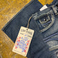 Lois Ultra Flared Blue Denim Jeans Pants 2000s Deadstock | S