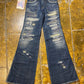Lois Ultra Flared Blue Denim Jeans Pants 2000s Deadstock | S